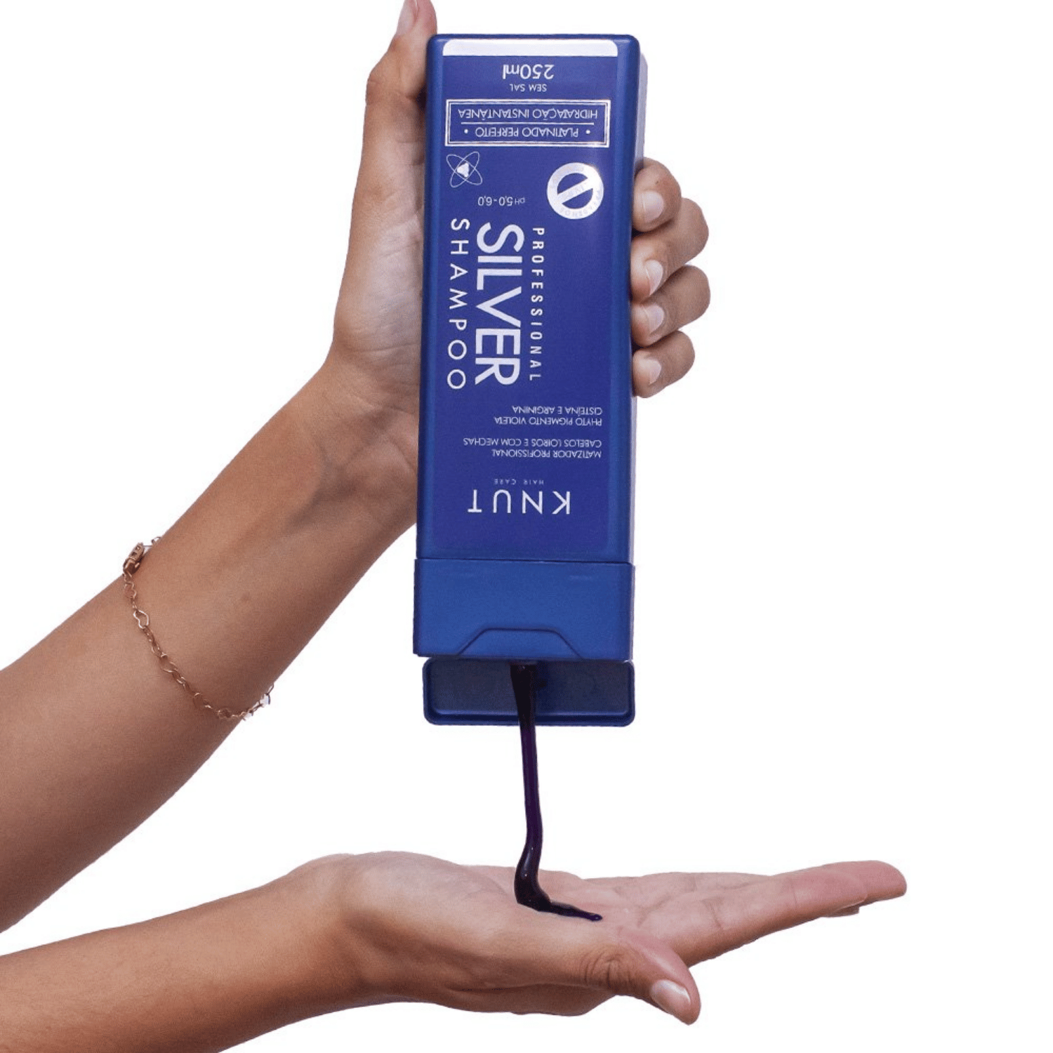 KNUT Silver Shampoo - Matizacao e Brilho Imediato 250ml 4