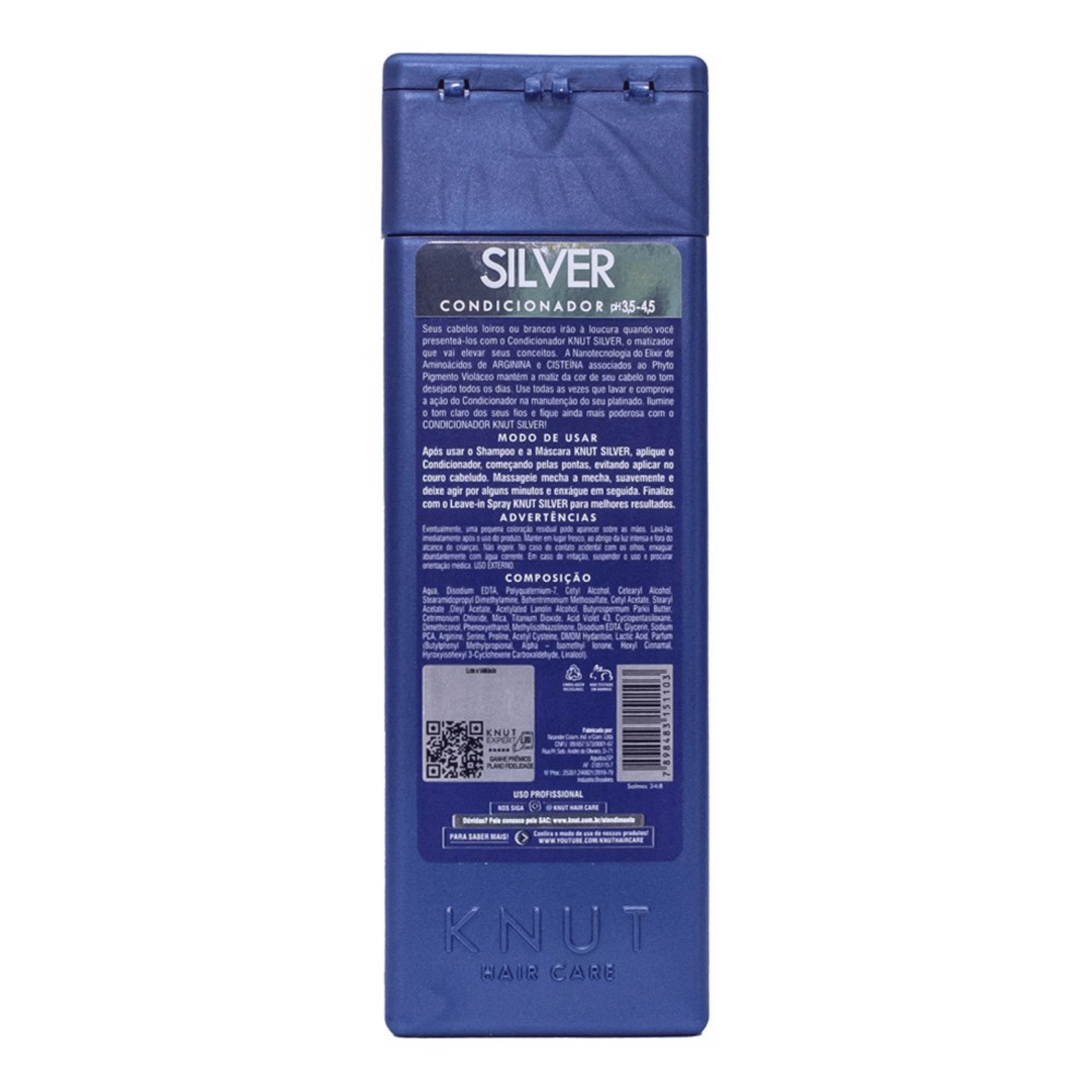 KNUT Silver Condicionador - Nutricao e Matizacao 250ml 3