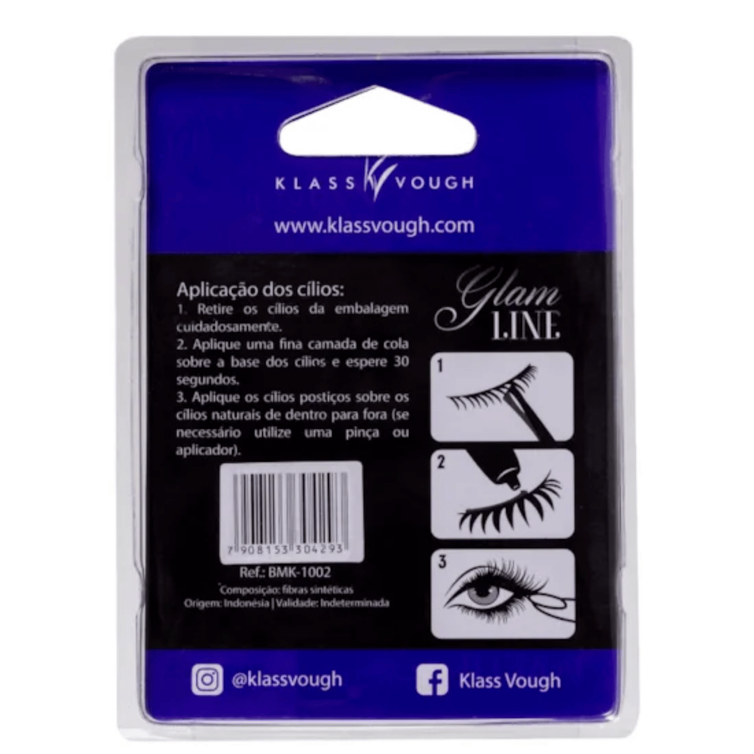 Cilios Posticos Power Glam - BMK-1002 - Klass Vough ÚNICO 4