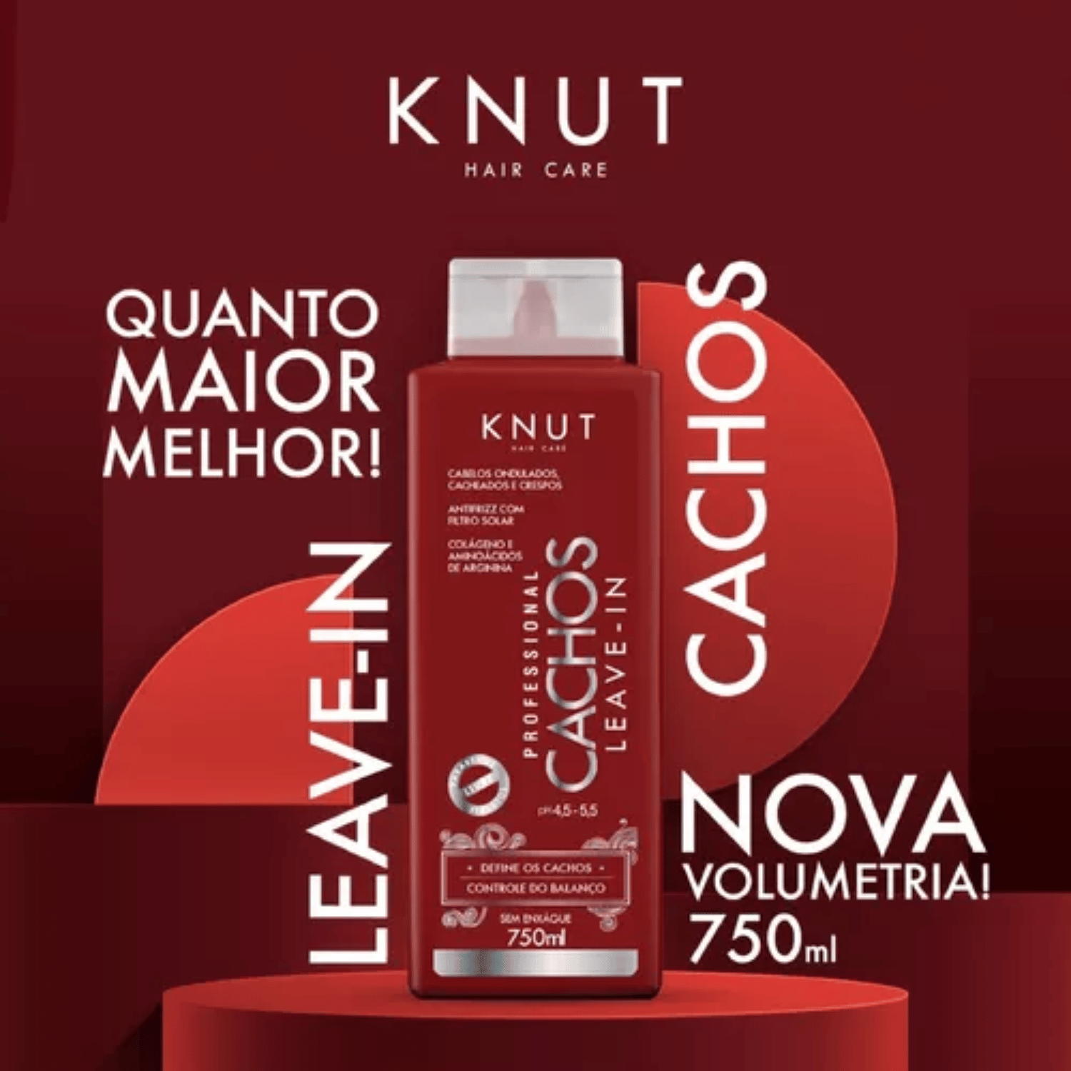 KNUT Cachos Leave-in 750ml 750ml 5