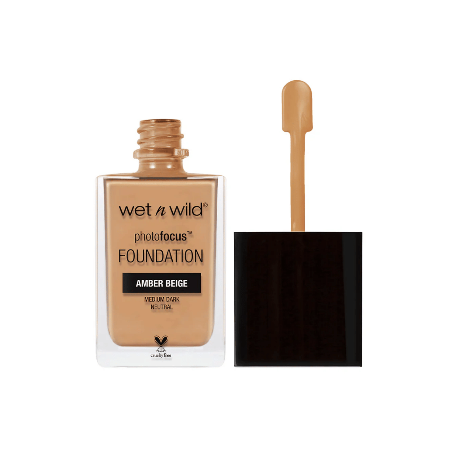 Base Liquida Photo Focus Foundation Matte WetnWild Amber Beige 1