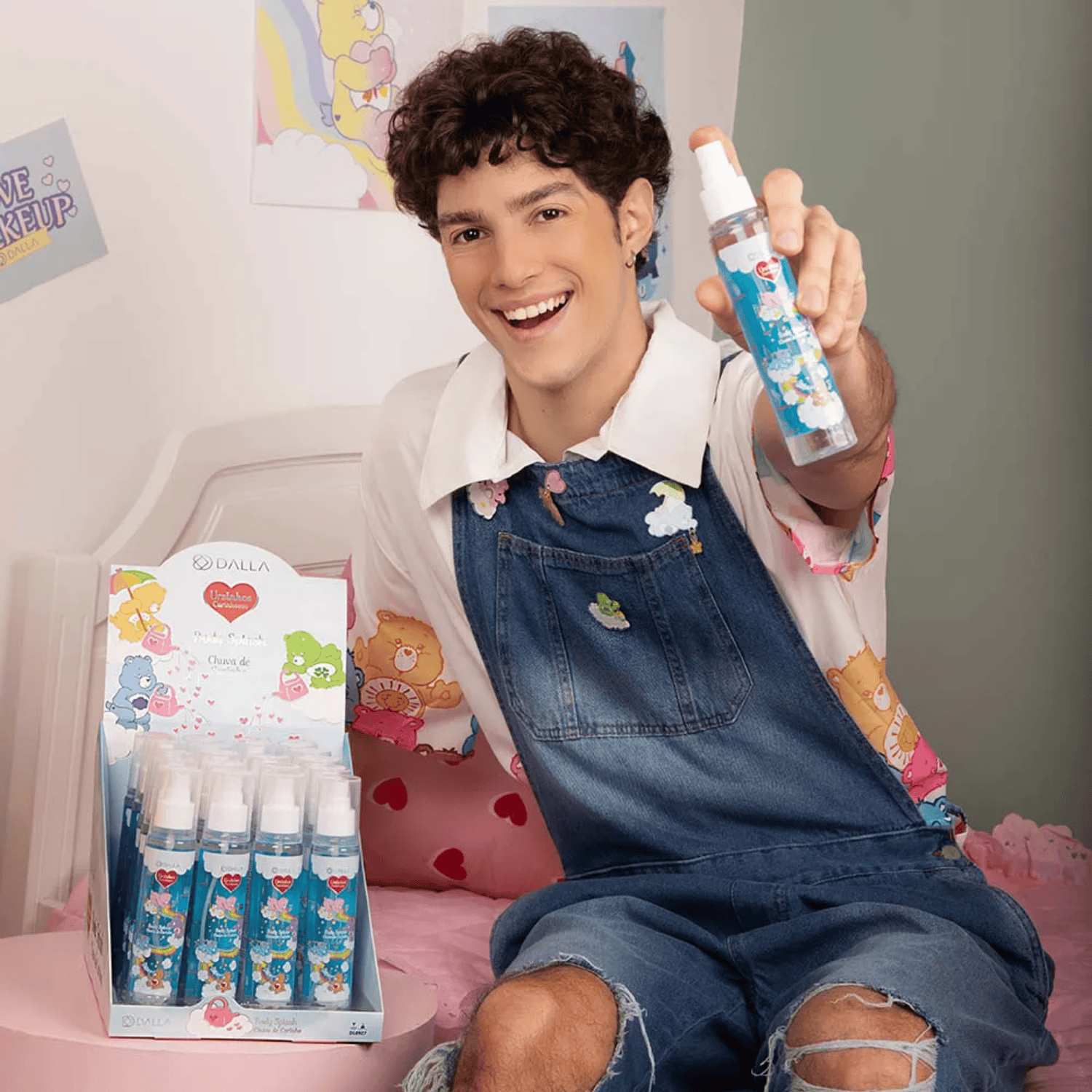 Body Splash Chuva de Carinho Ursinhos Carinhosos Dalla 120ml 4