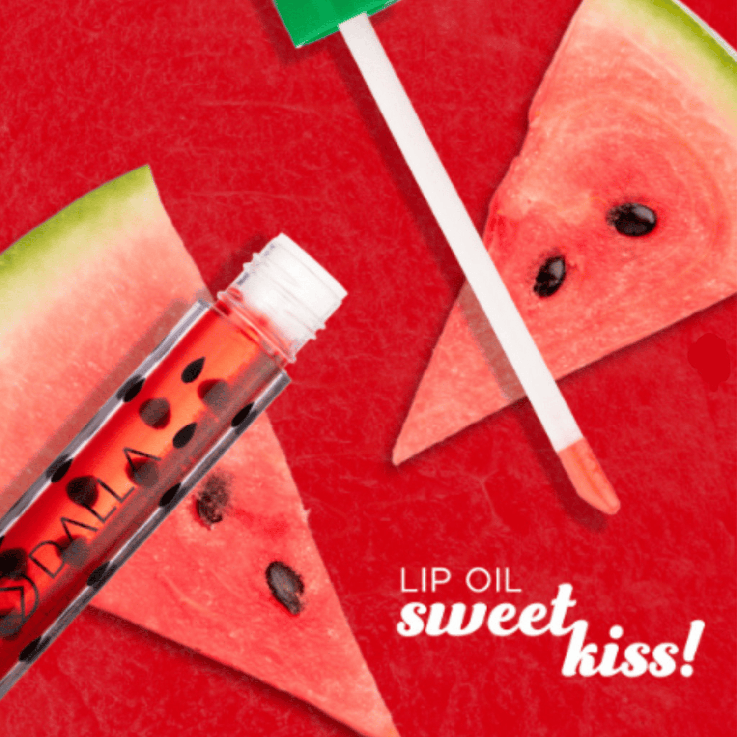 Lip Oil Sweet Kiss Dalla Makeup Laranja 5