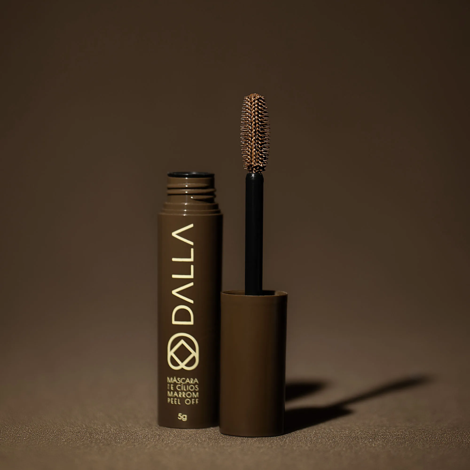 Mascara de Cilios Marrom Peel Off Dalla Makeup Marrom 4