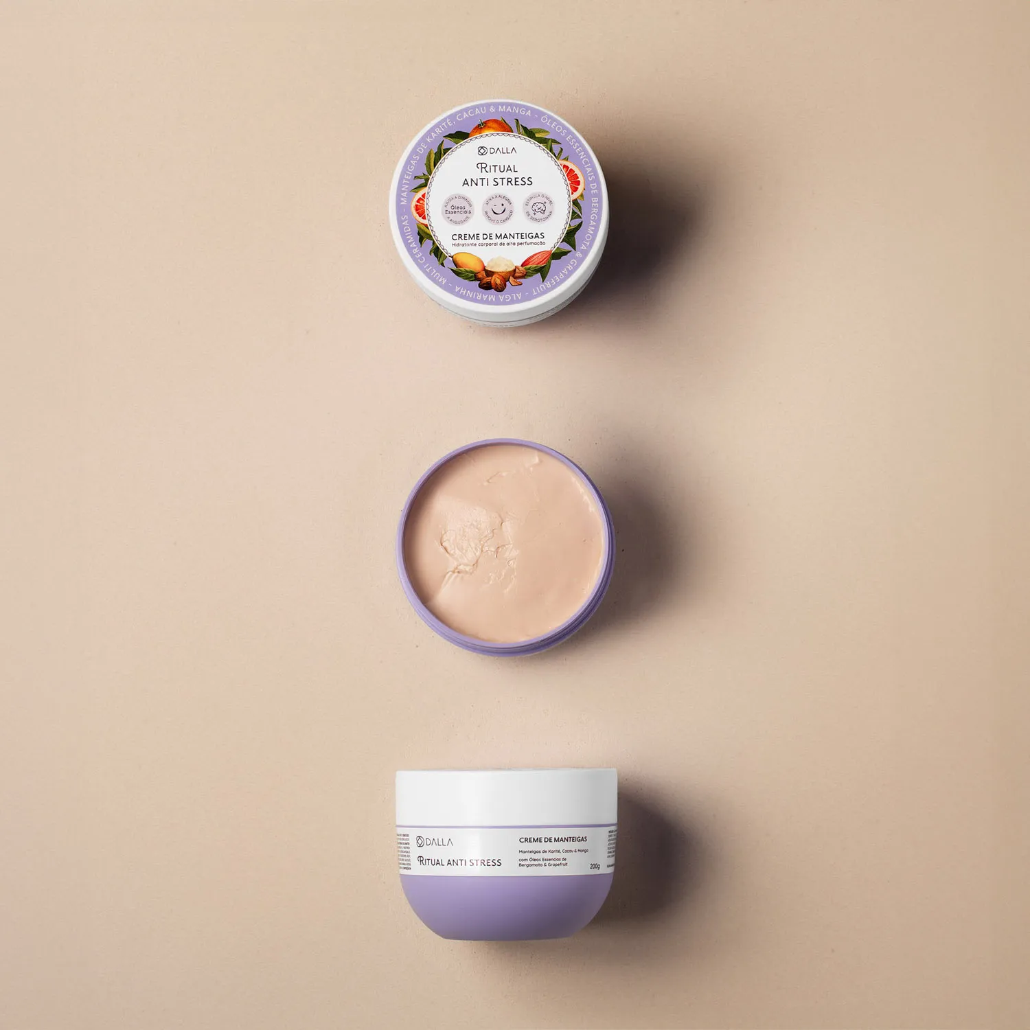 Creme de Manteigas Ritual Anti-Stress Dalla 200g 2