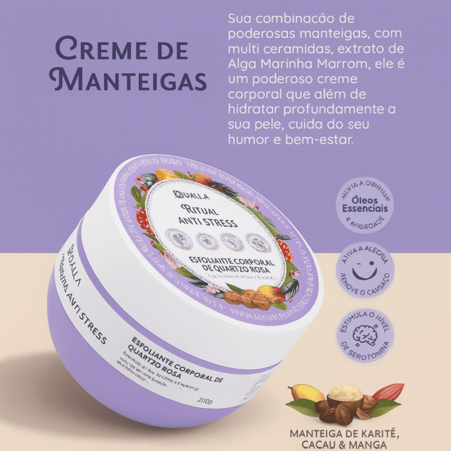 Creme de Manteigas Ritual Anti-Stress Dalla 200g 4