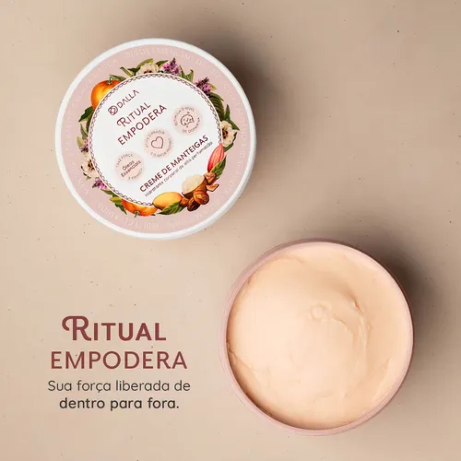 Creme de Manteigas Ritual Empodera Dalla Makeup 200g 4