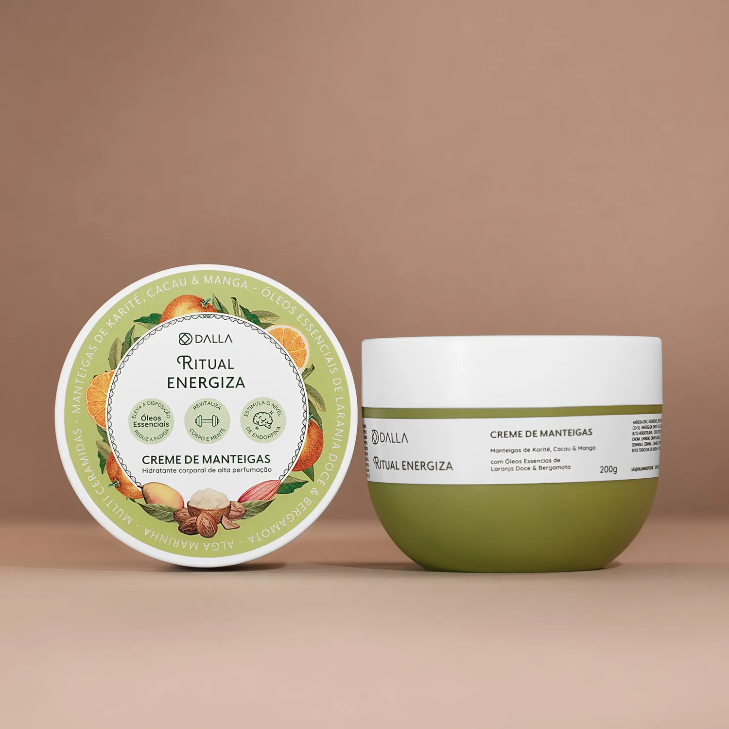 Creme de Manteigas Ritual Energiza Dalla Makeup 200g
