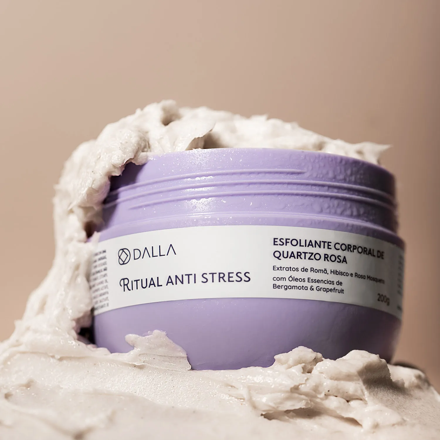 Esfoliante Corporal Quartzo Rosa Ritual Anti-Stress Dalla 200g 2