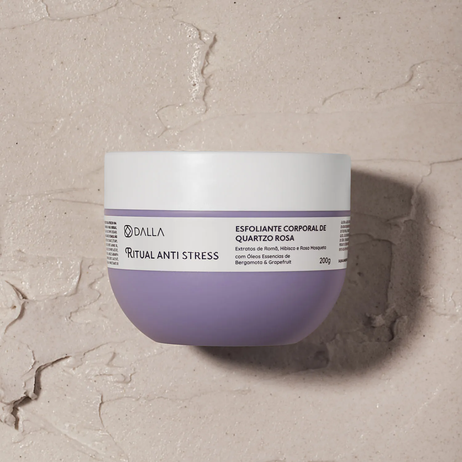 Esfoliante Corporal Quartzo Rosa Ritual Anti-Stress Dalla 200g 4
