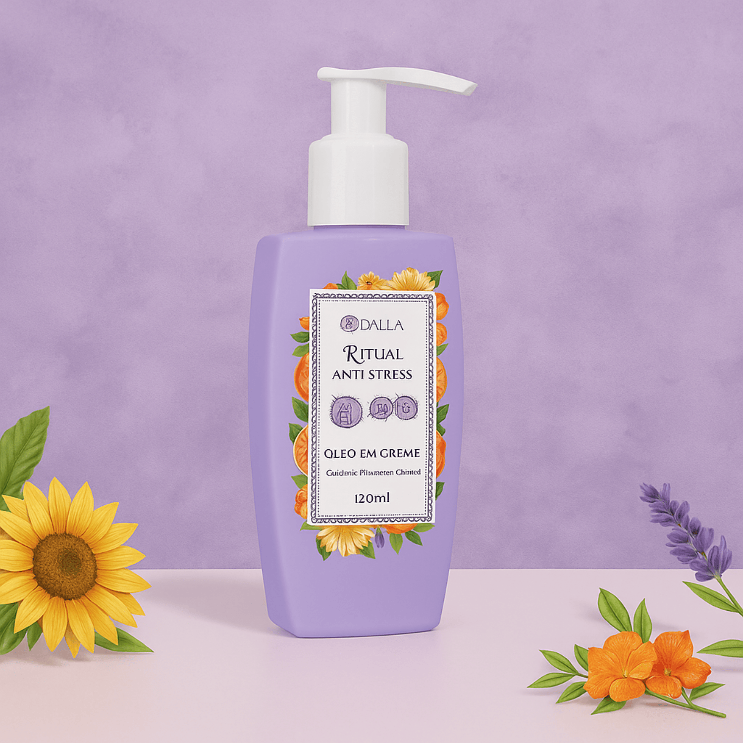 Oleo em Creme Ritual Anti-Stress Dalla Makeup 120ml 5