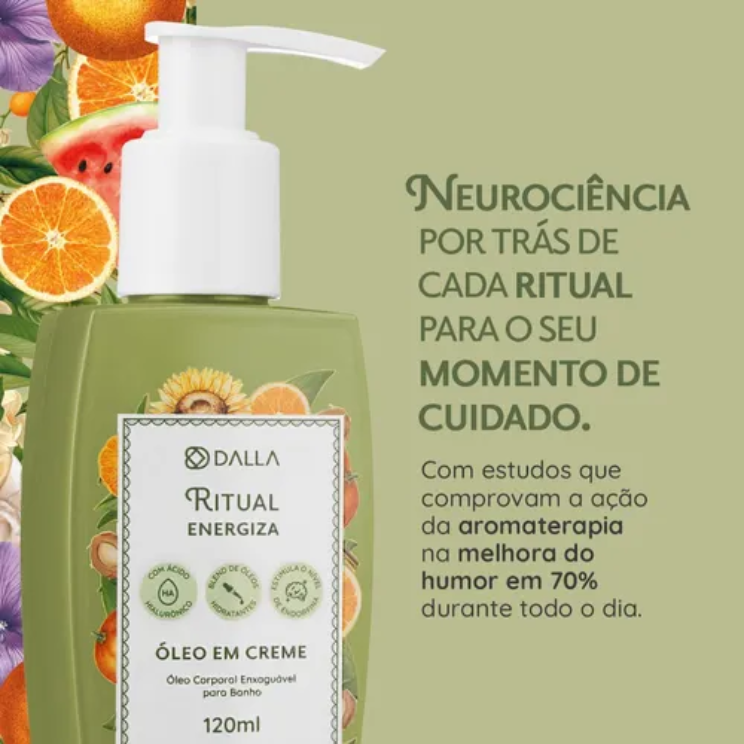 Oleo em Creme Ritual Energiza Dalla Makeup 120ml 4