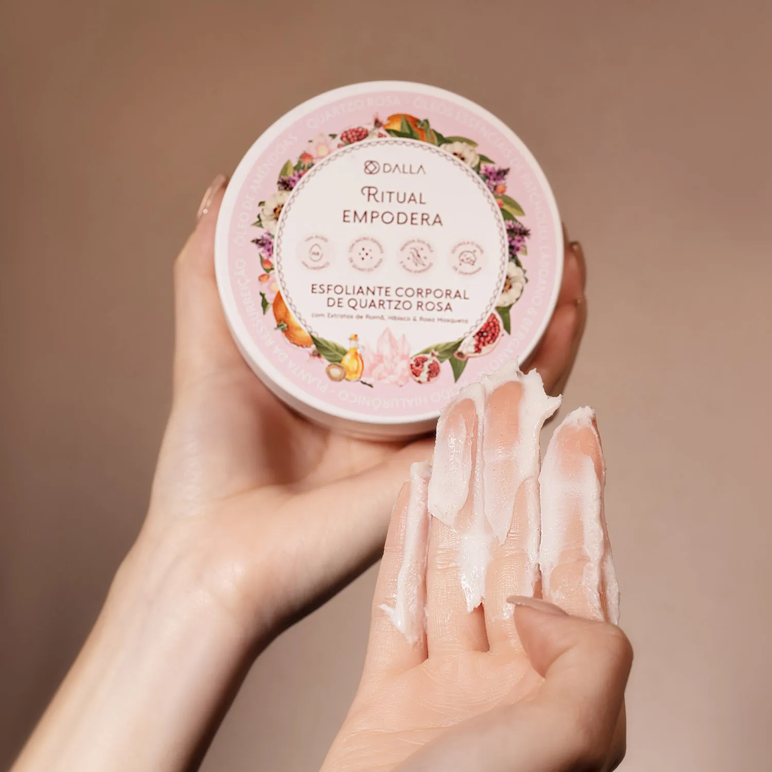 Esfoliante Corporal Quartzo Rosa Ritual Empodera - Dalla 200g 4