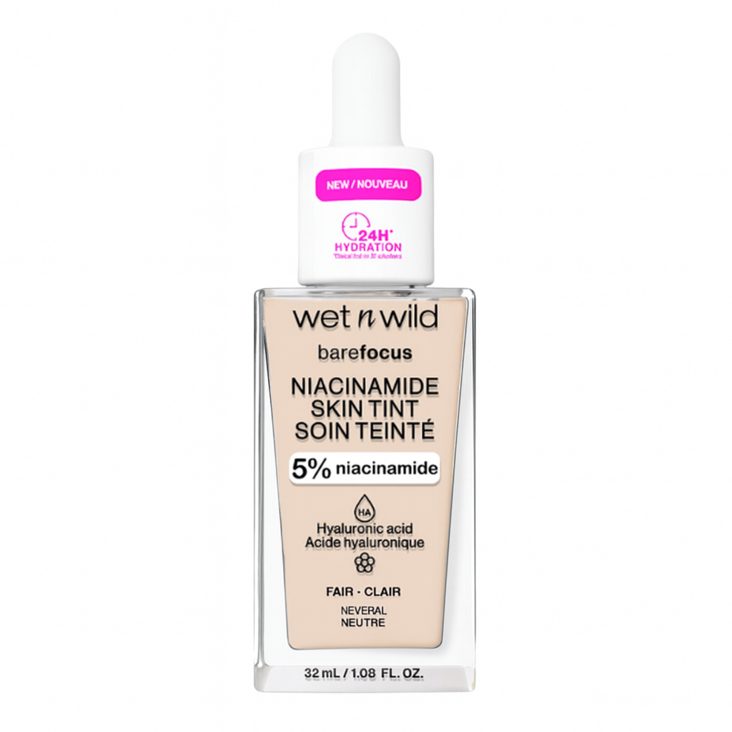 Bare Focus Niacinamide Skin Tint WetnWild Fair 2