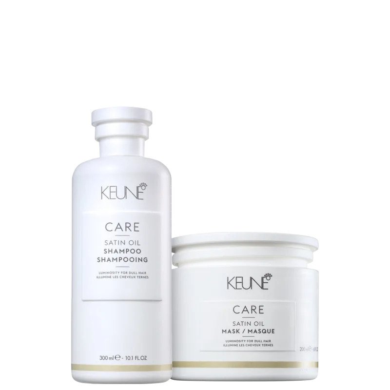 Kit Keune Care Satin Oil Duo (Shampoo 300ml + Mascara 200ml)