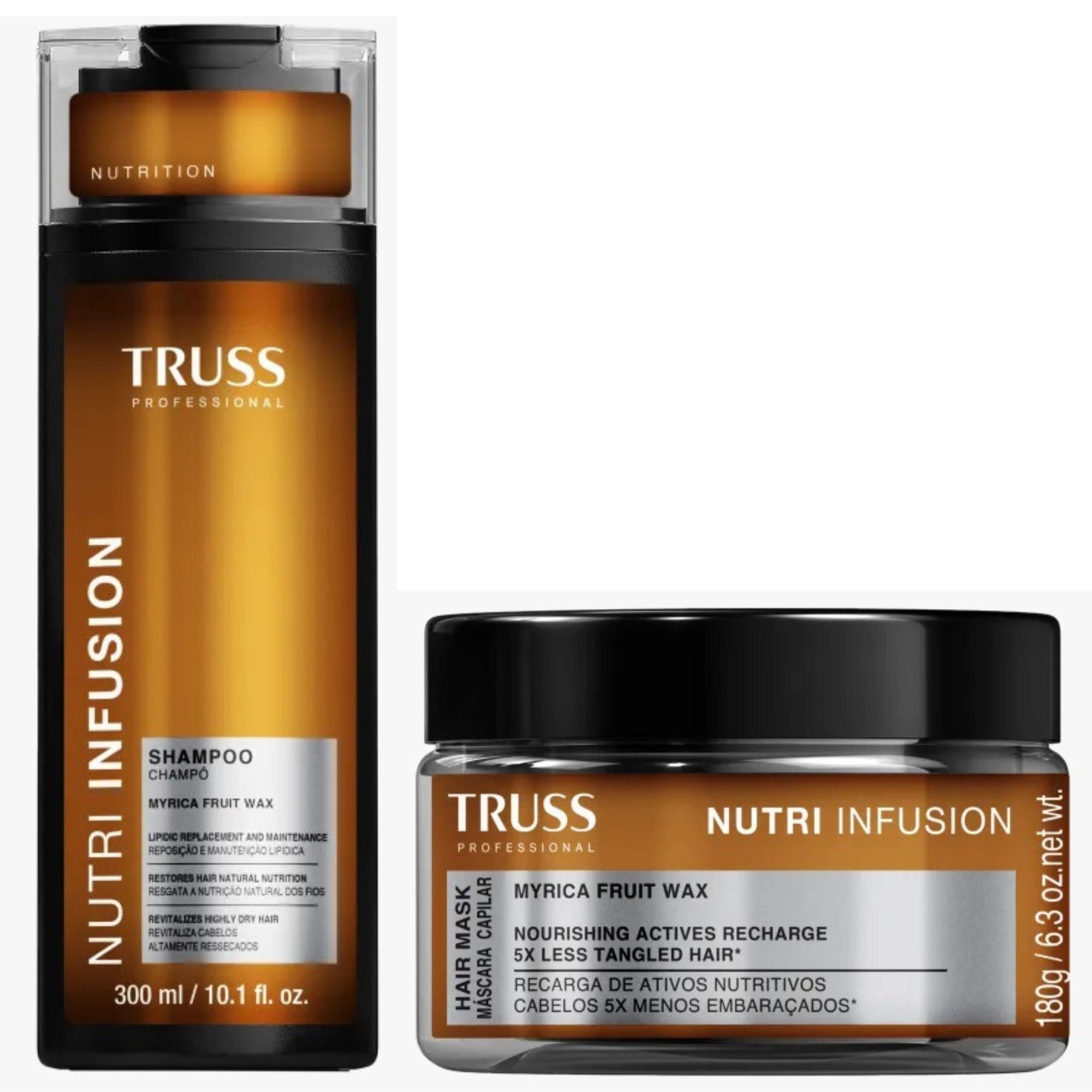Kit Nutri Infusion Truss (Shampoo 300ml + Mascara 180g) ÚNICO 1