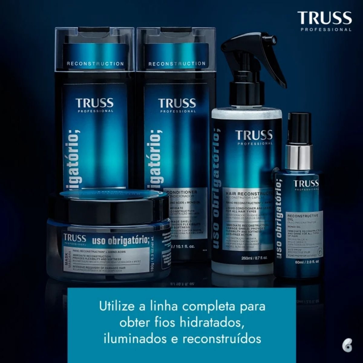 Uso Obrigatorio Reconstructive Oil 60ml Monoi Oil - Truss 60ml 6