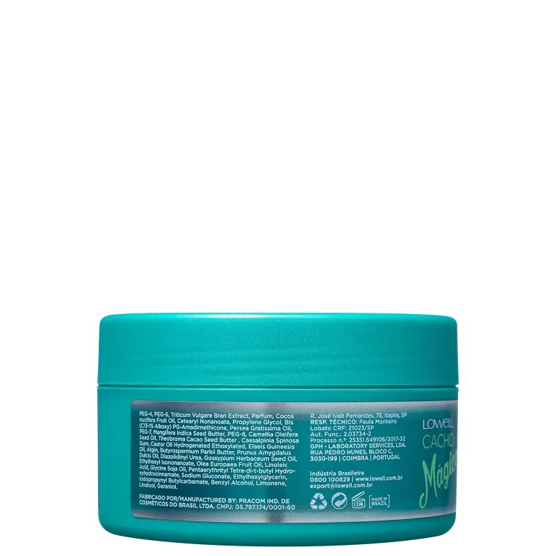 Mascara Umectante Cacho Magico 240g Lowell 240g 4