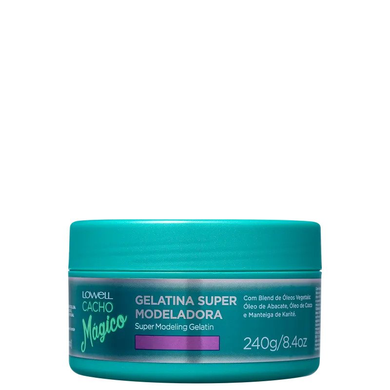 Cacho Magico Super Modeladora Gelatina Ativadora 240g Lowell