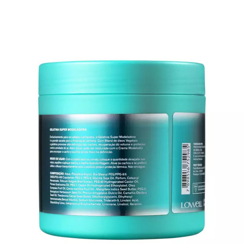 Cacho Magico Super Modeladora Gelatina Ativadora 450g Lowell 450g 3