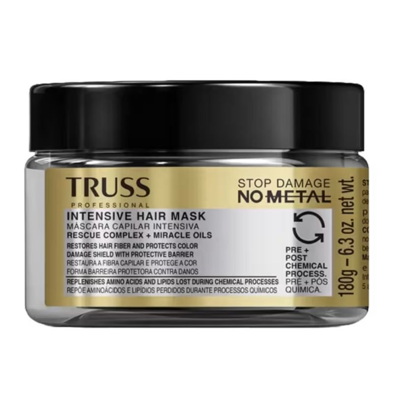 Mascara Capilar Stop Damage No Metal 180g Truss