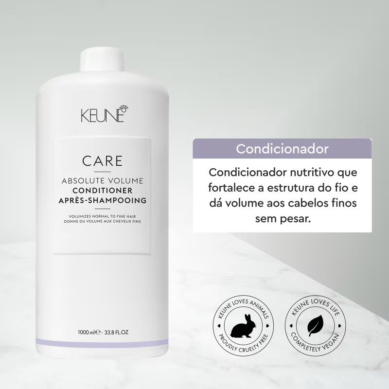 Condicionador Care Absolute Volume 1000ml - Keune 1L 4