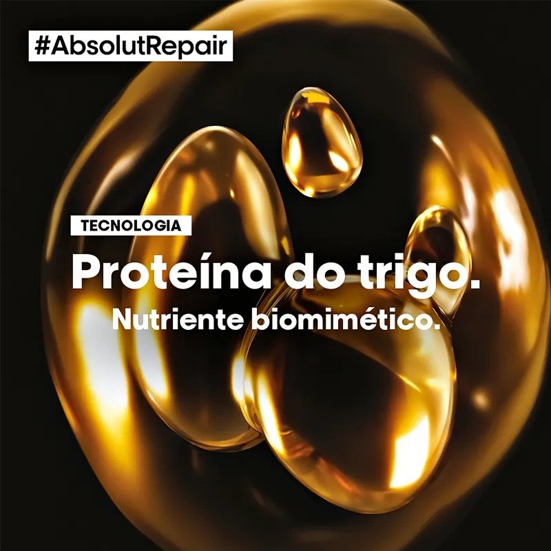 Condicionador Serie Expert Absolut Repair Gold Quinoa 750 ml Sem Pump - LOreal Professionnel 750ml 4