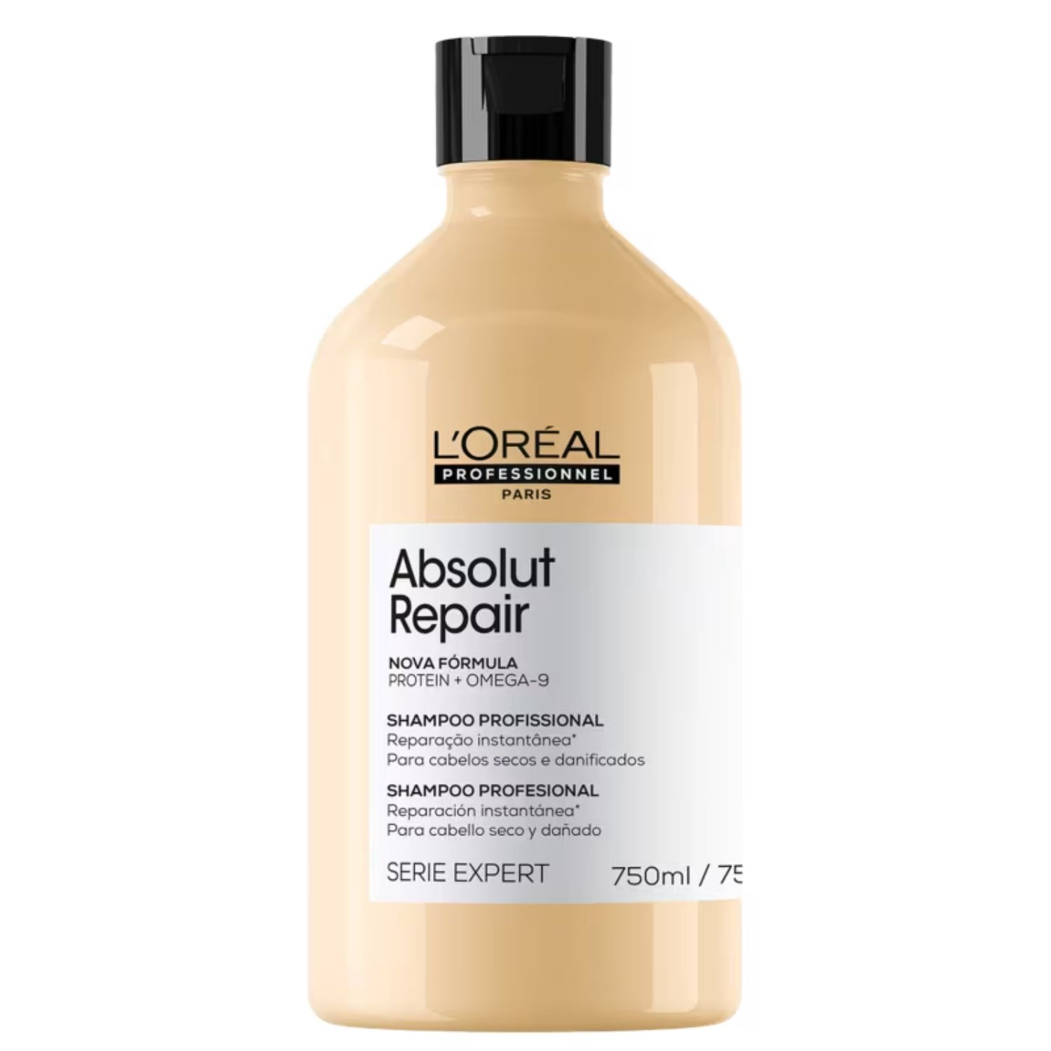 Shampoo Serie Expert Absolut Repair Gold Quinoa 750 ml  Sem Pump - LOreal Professionnel
