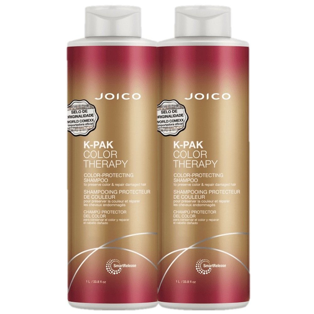 Smart Color Shampoo Kit Joico K-PAK Color Therapy Smart Release - Shampoo 1L (2 Unidades) ÚNICO