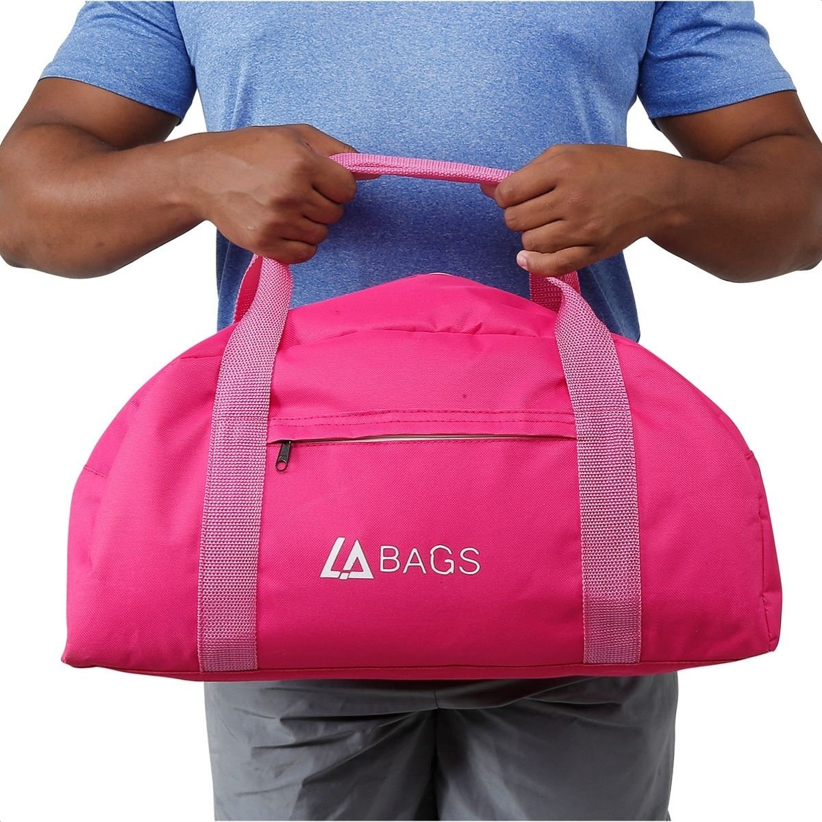 Bolsa Mala Academia Viagem Fitness Transversal Esportiva Rosa 2