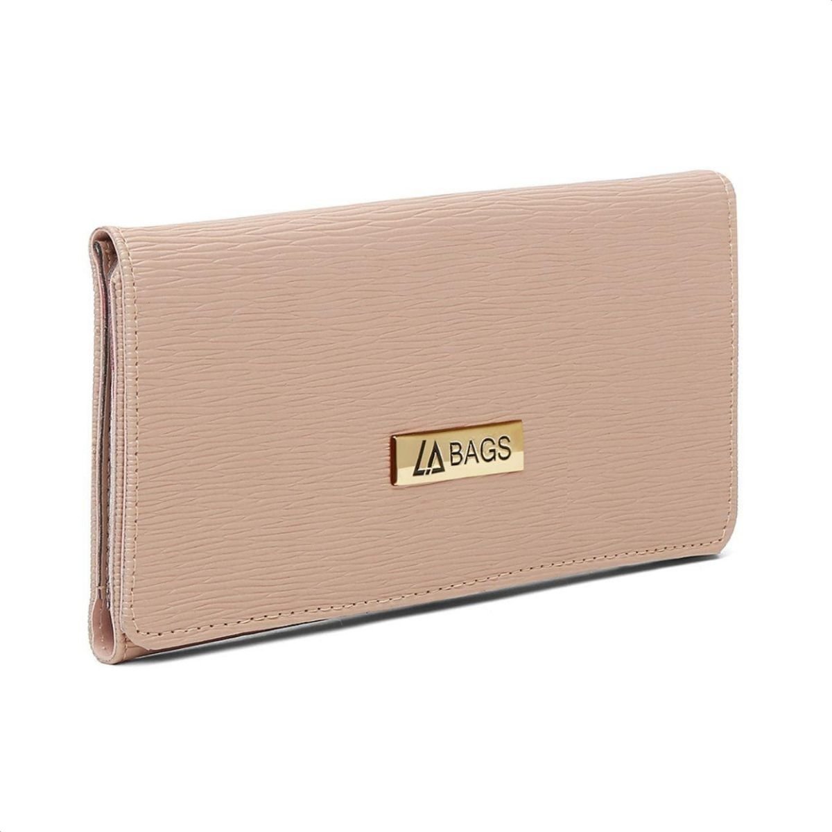 Kit 2 Carteiras Femininas Botao Ima Divisorias Dinheiro Bege 4