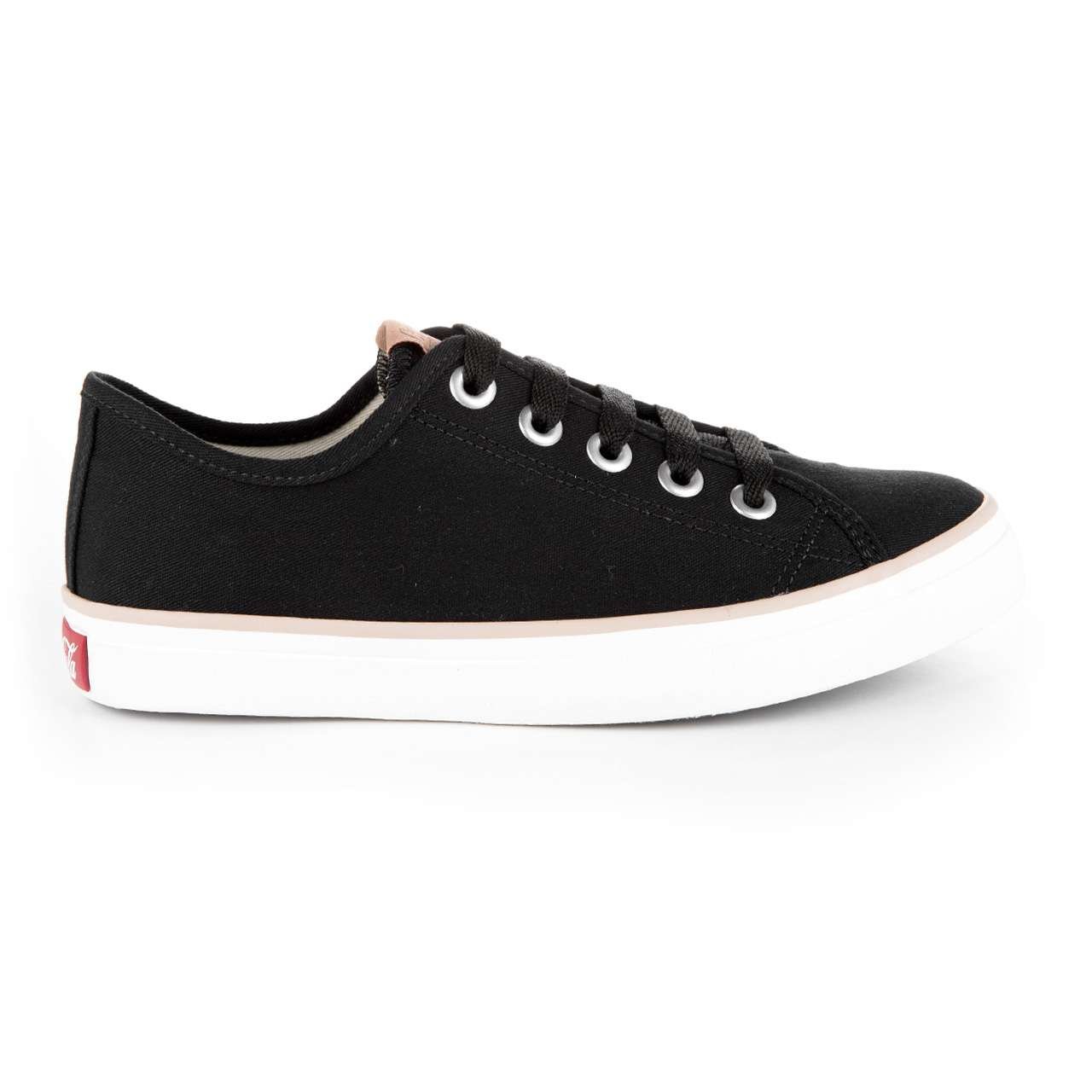 Tênis Coca-Cola Shoes Stream Canvas Preto Preto 1