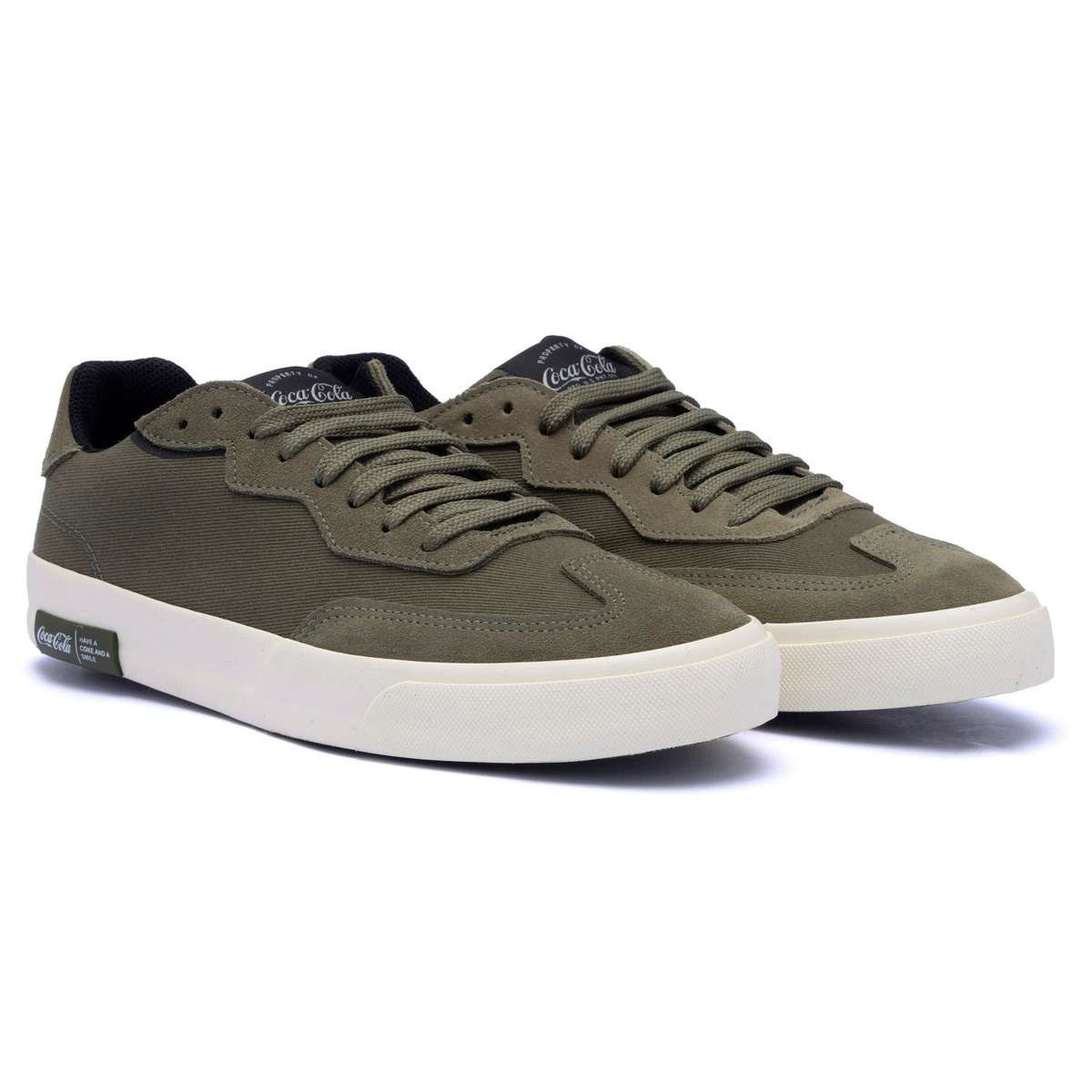 Tênis Coca-Cola Carson Olive Verde 2