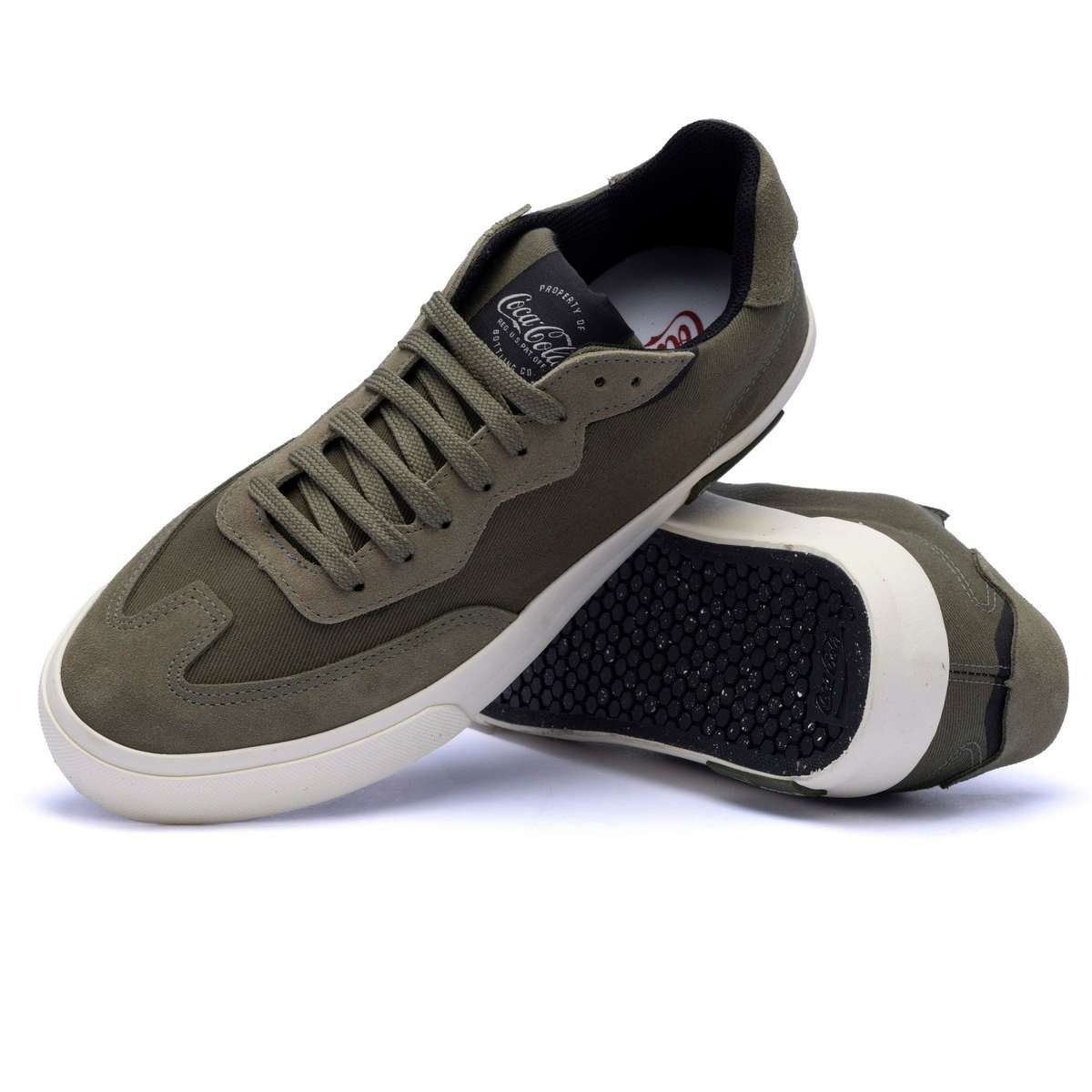 Tênis Coca-Cola Carson Olive Verde 4