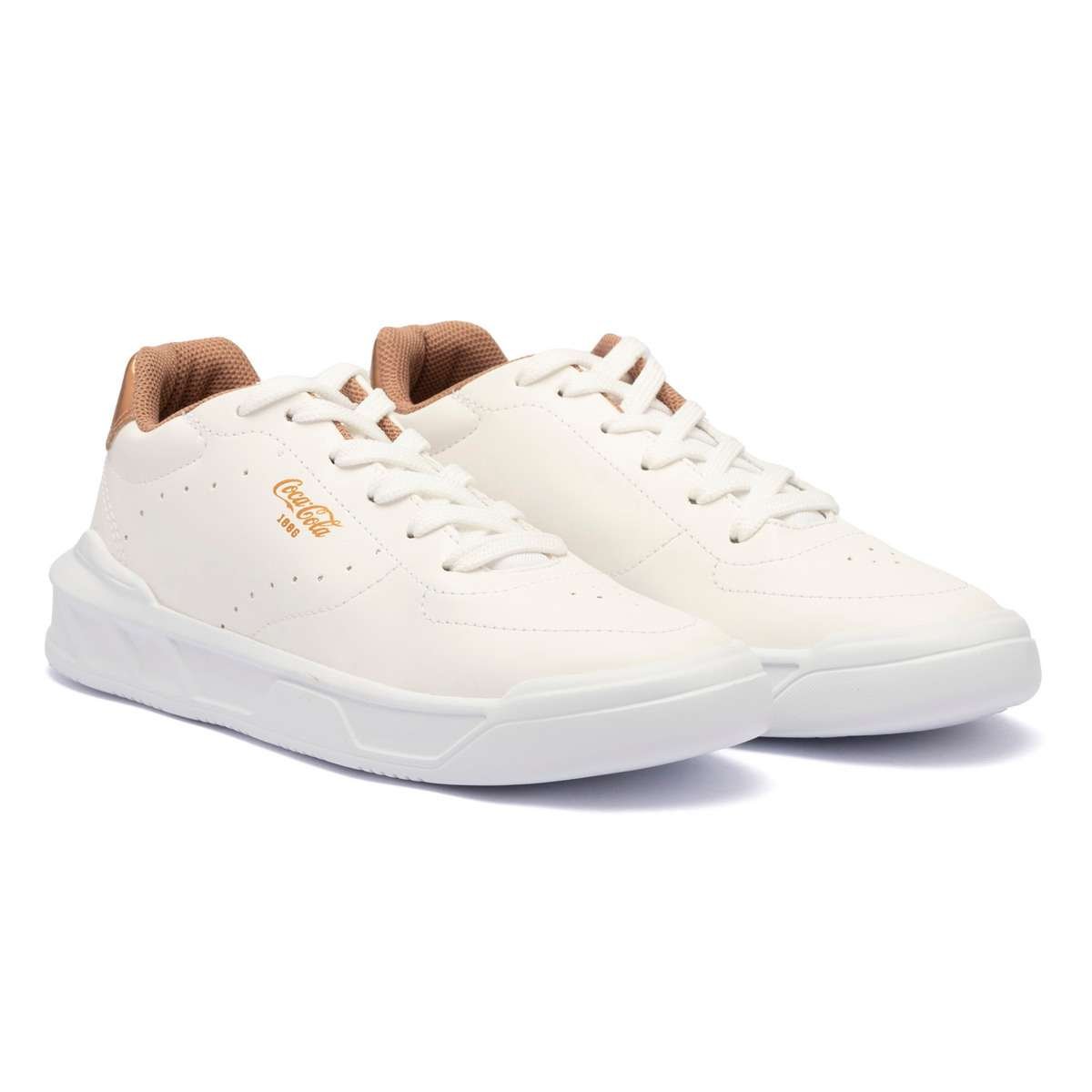 Tênis Coca-Cola Soho Ease Branco Cobre Branco 2