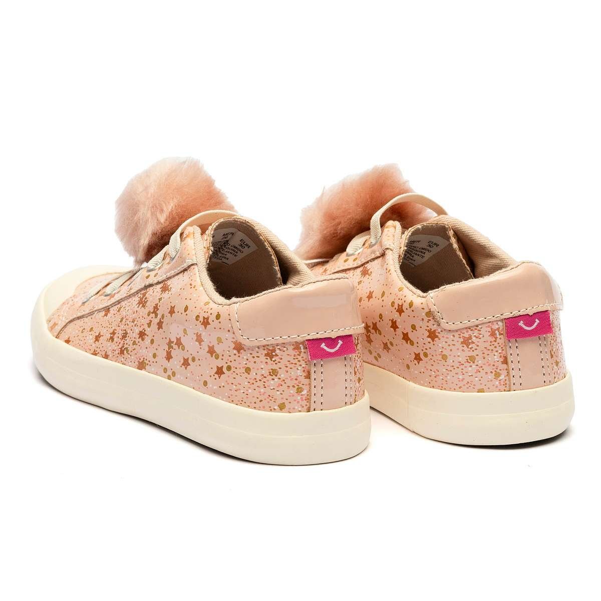 Tênis Infantil Diversão Mini Morgana Rosa Laranja 3