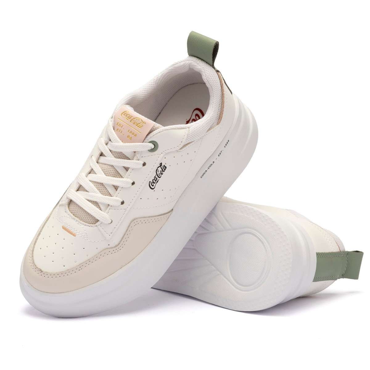 Tênis Coca-Cola Space Branco Multicolor Branco 4