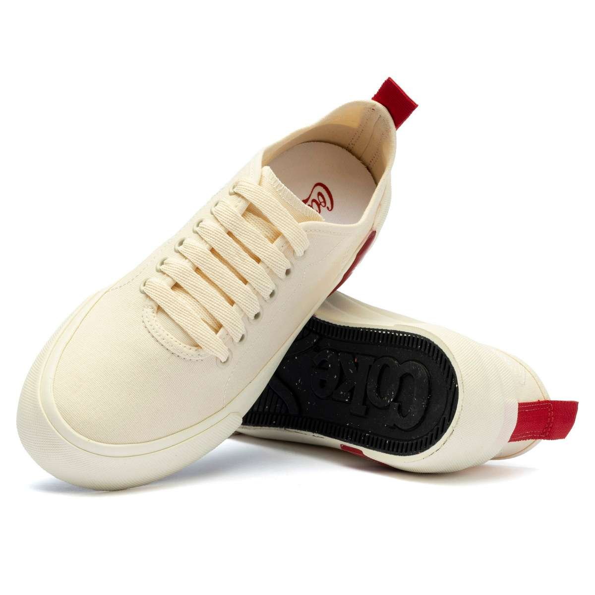 Tênis Coca-Cola Shoes Charlotte Off White Branco 4