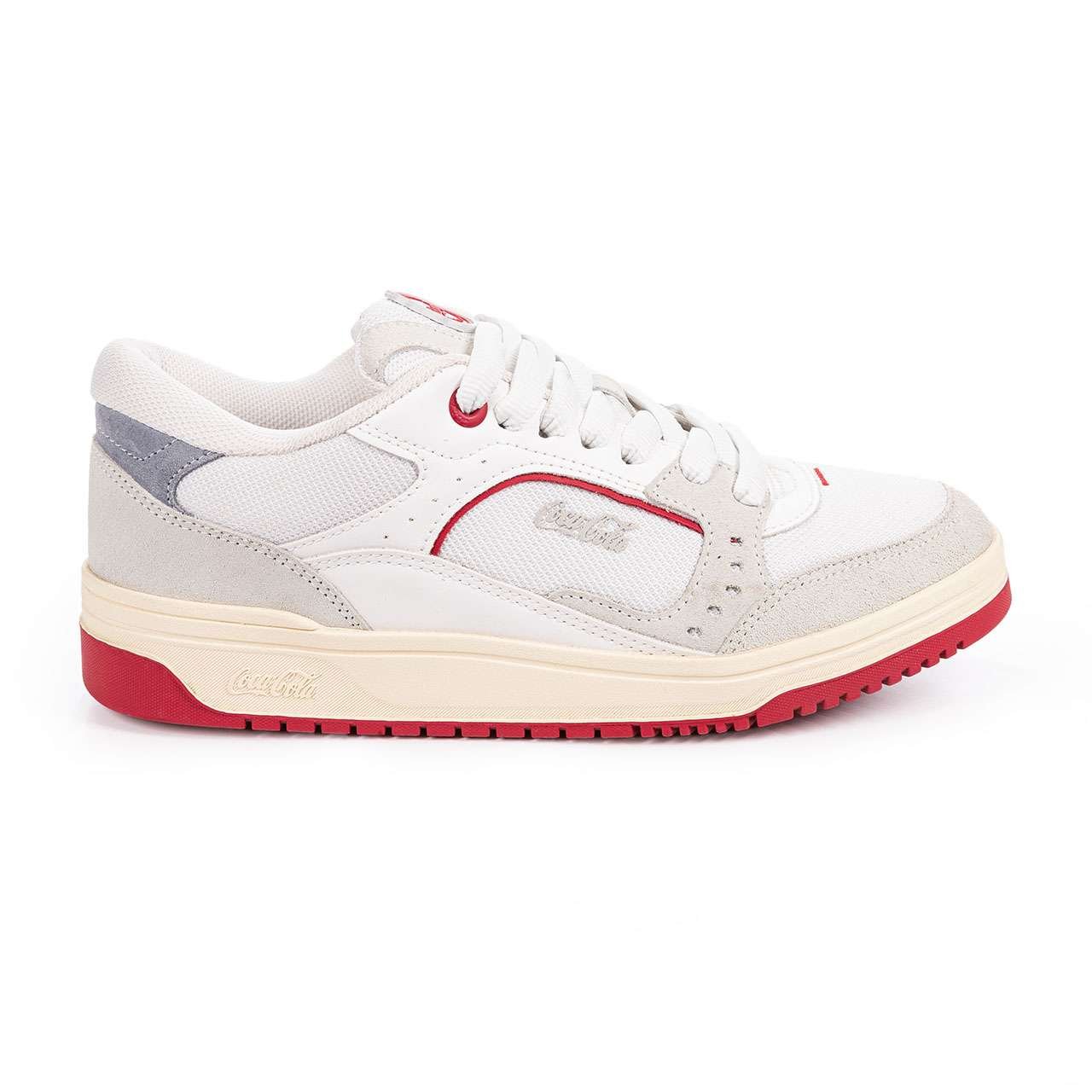 Tênis Coca-Cola Shoes March Y2k Branco Vermelho Branco 1