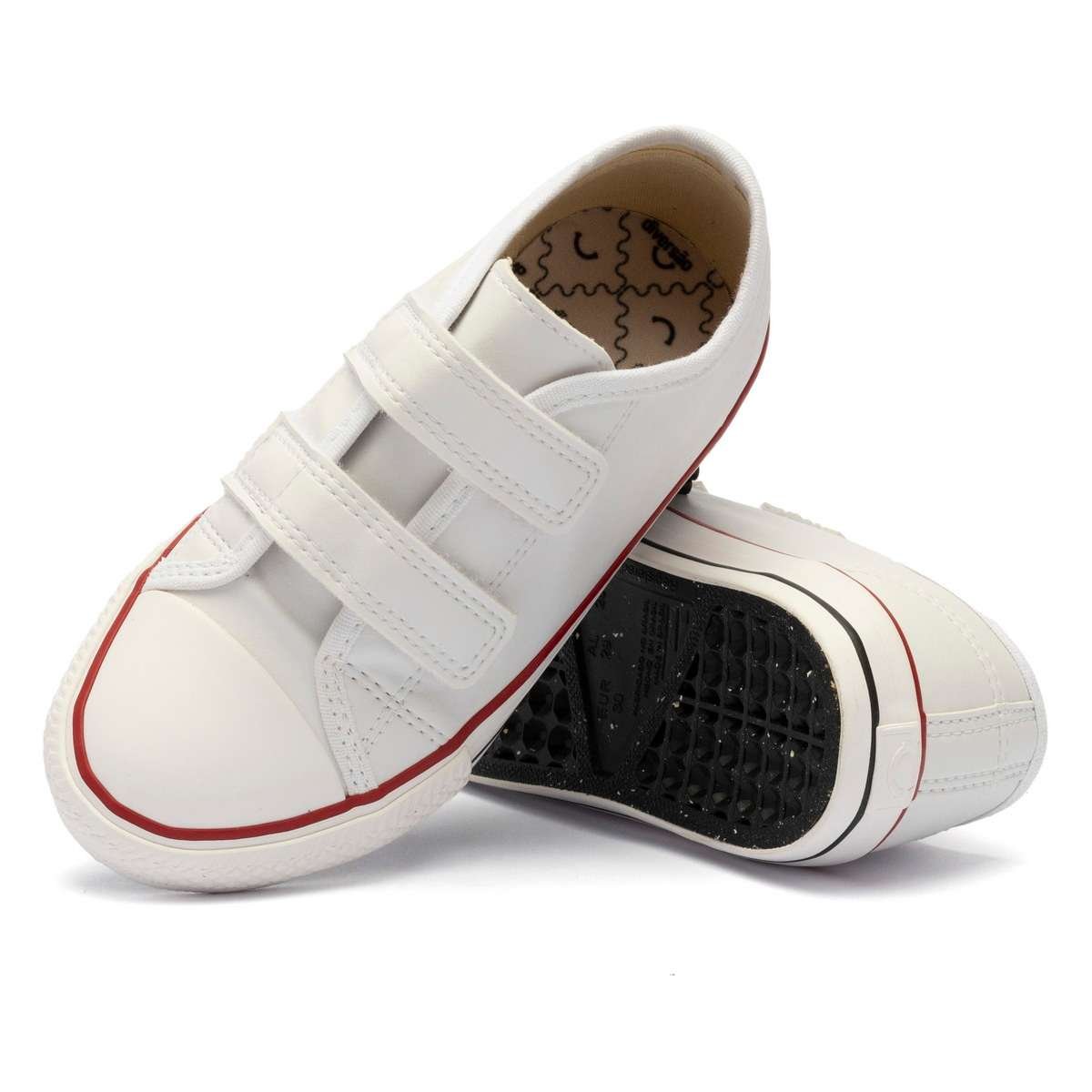 Tênis Diversão Mini Pedro Branco Branco