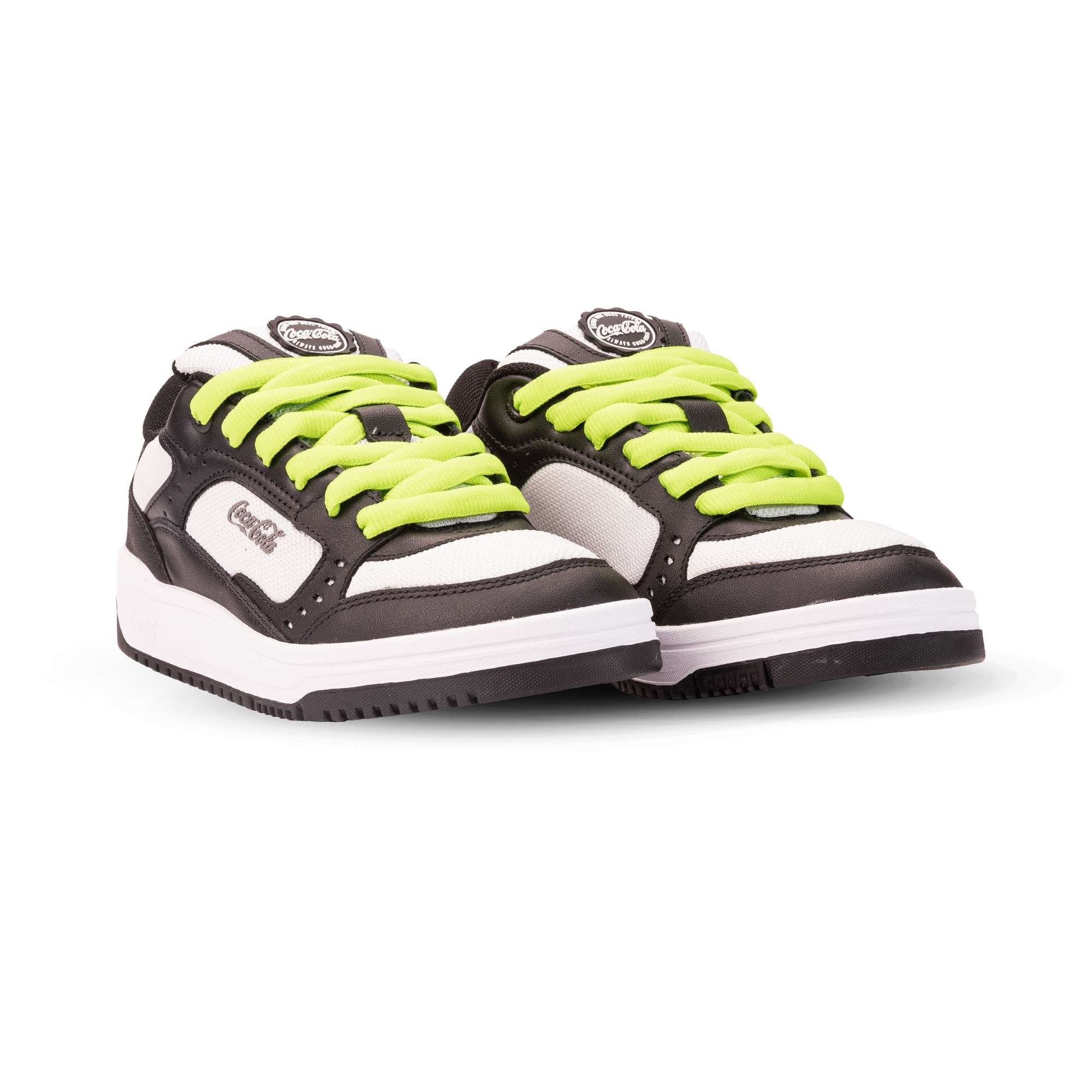 Tênis Coca-Cola Shoes March Y2k Branco Preto Preto 2