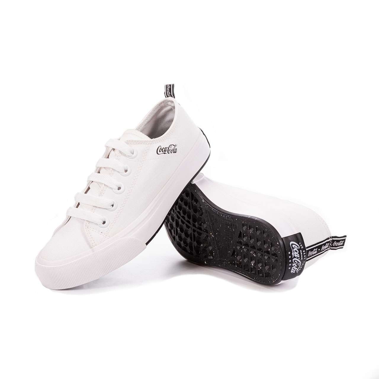 Tênis Coca-Cola Atlanta Canvas Coke Branco Branco 4
