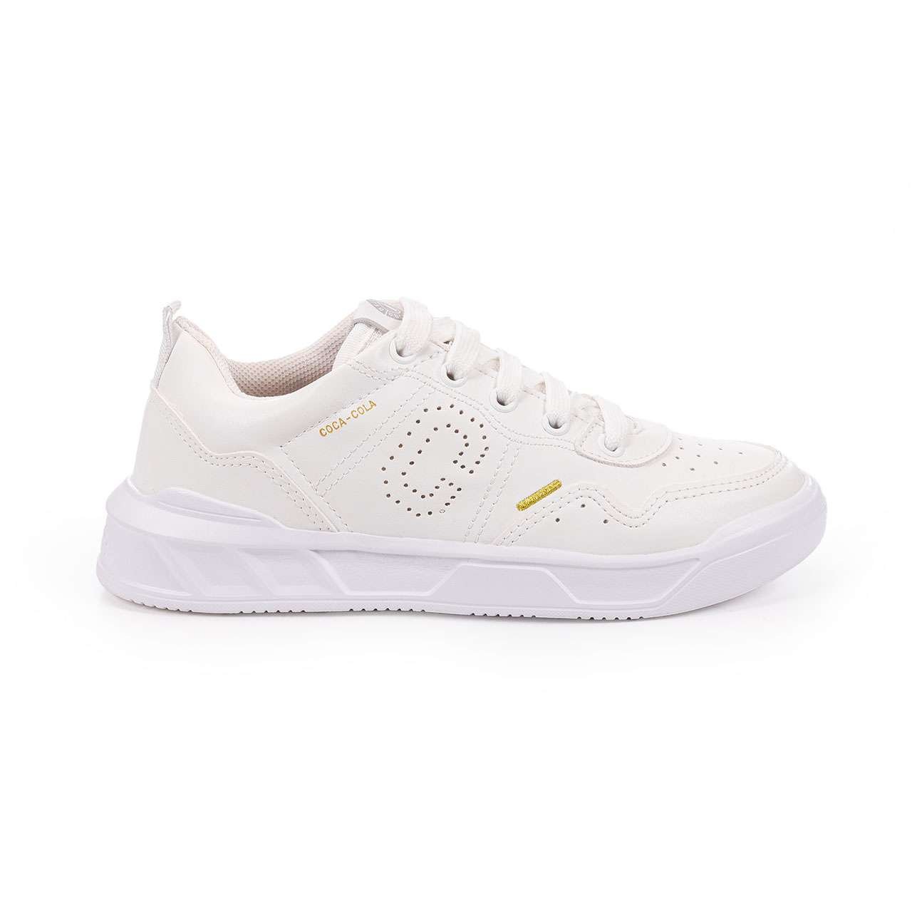 Tênis Coca Cola Shoes Soho Varsity Branco Branco 1