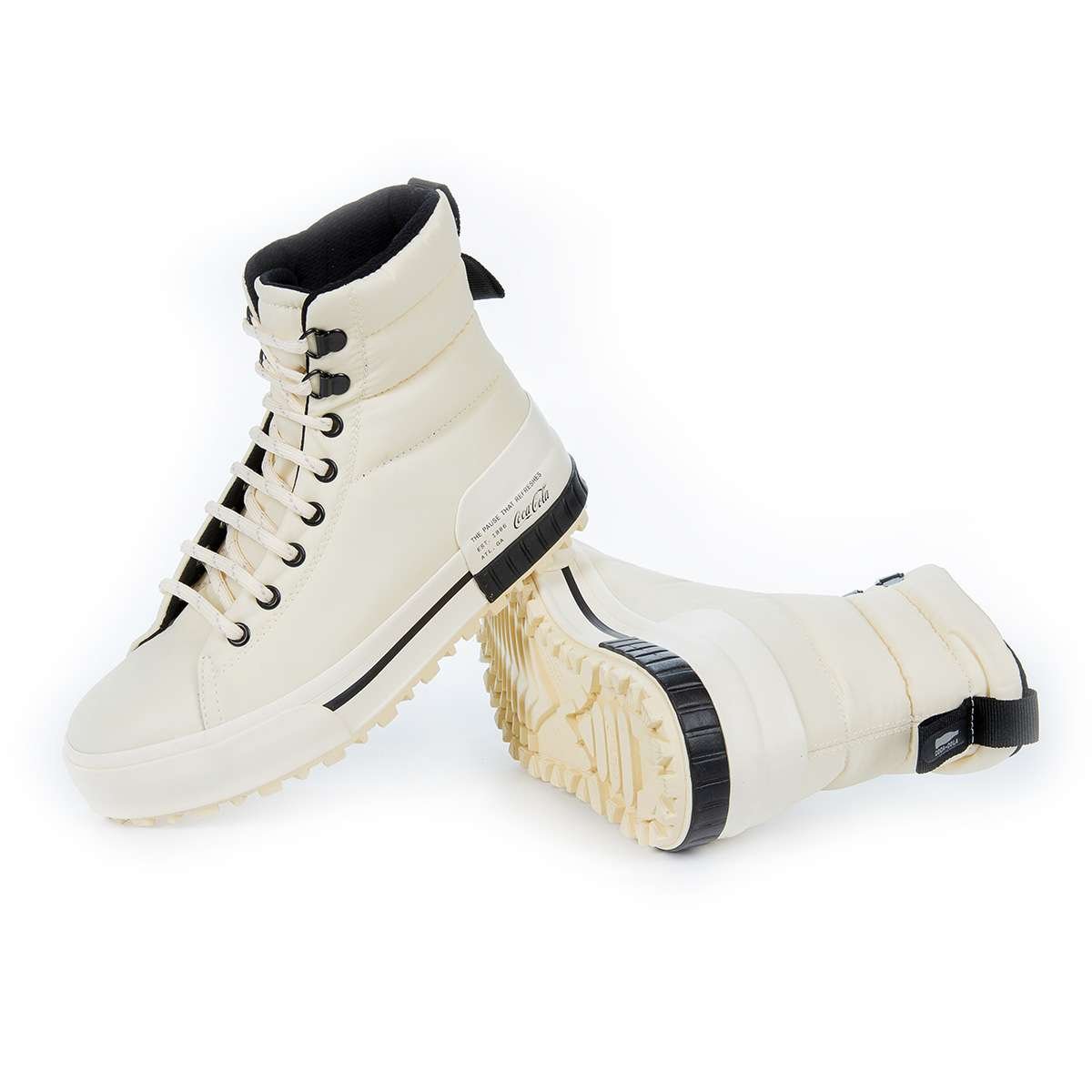 Tênis Coca-Cola Shoes Aspen Off White Branco 4