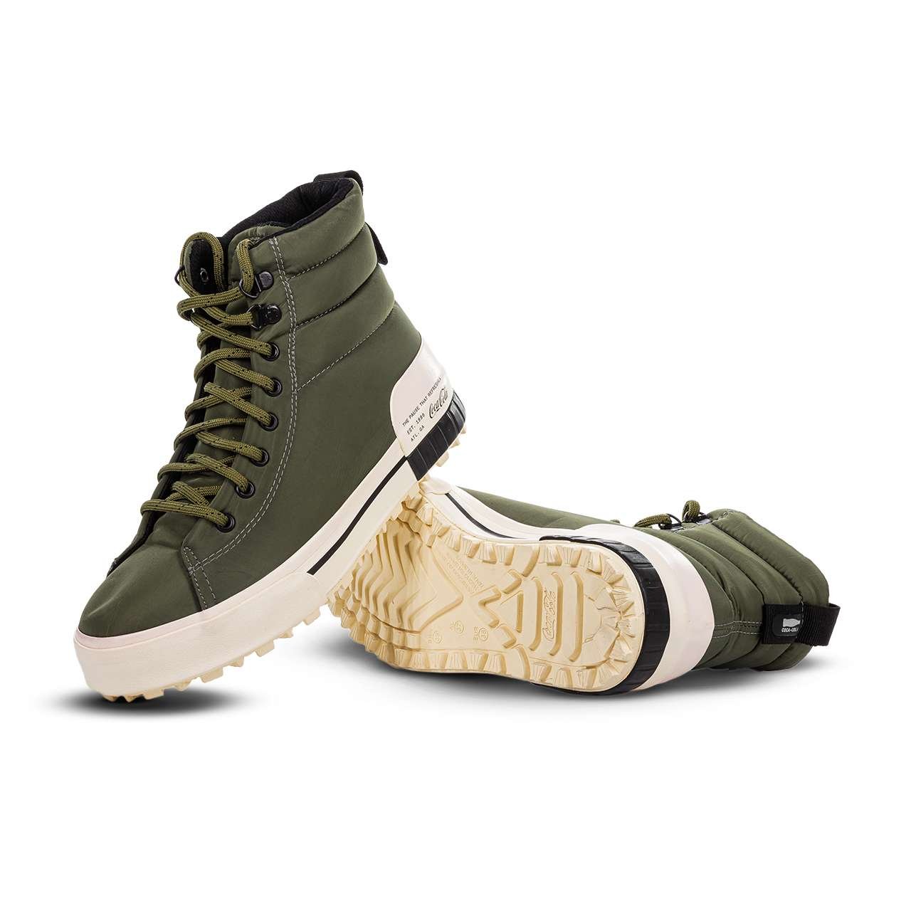Tênis Coca-Cola Shoes Aspen Olive Verde 4