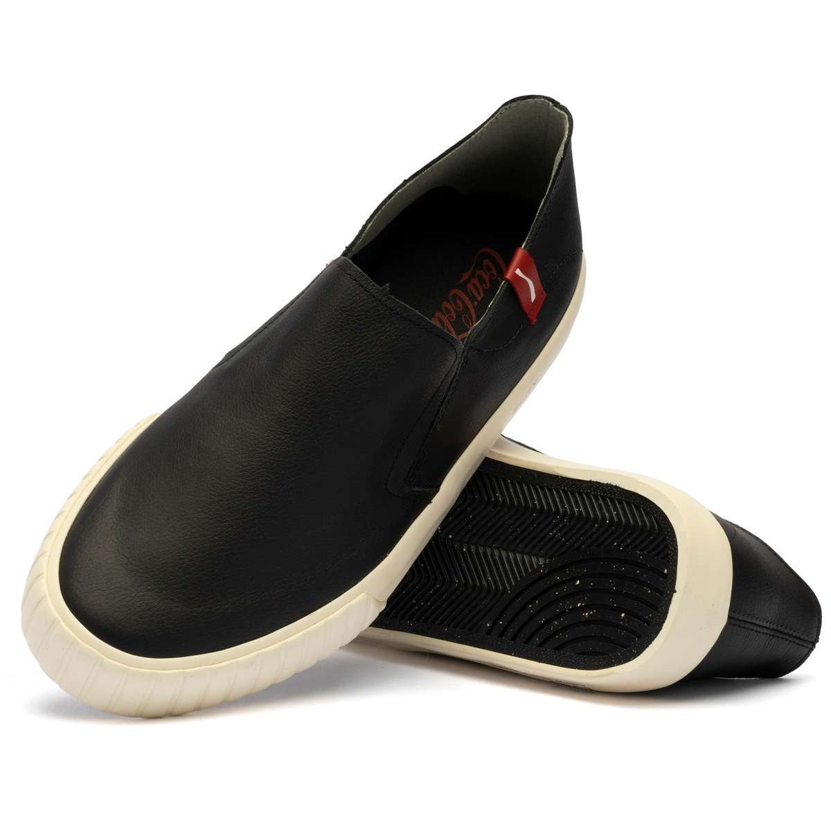 Tênis Coca-Cola Philadelphia Leather Preto Vermelho Preto 4