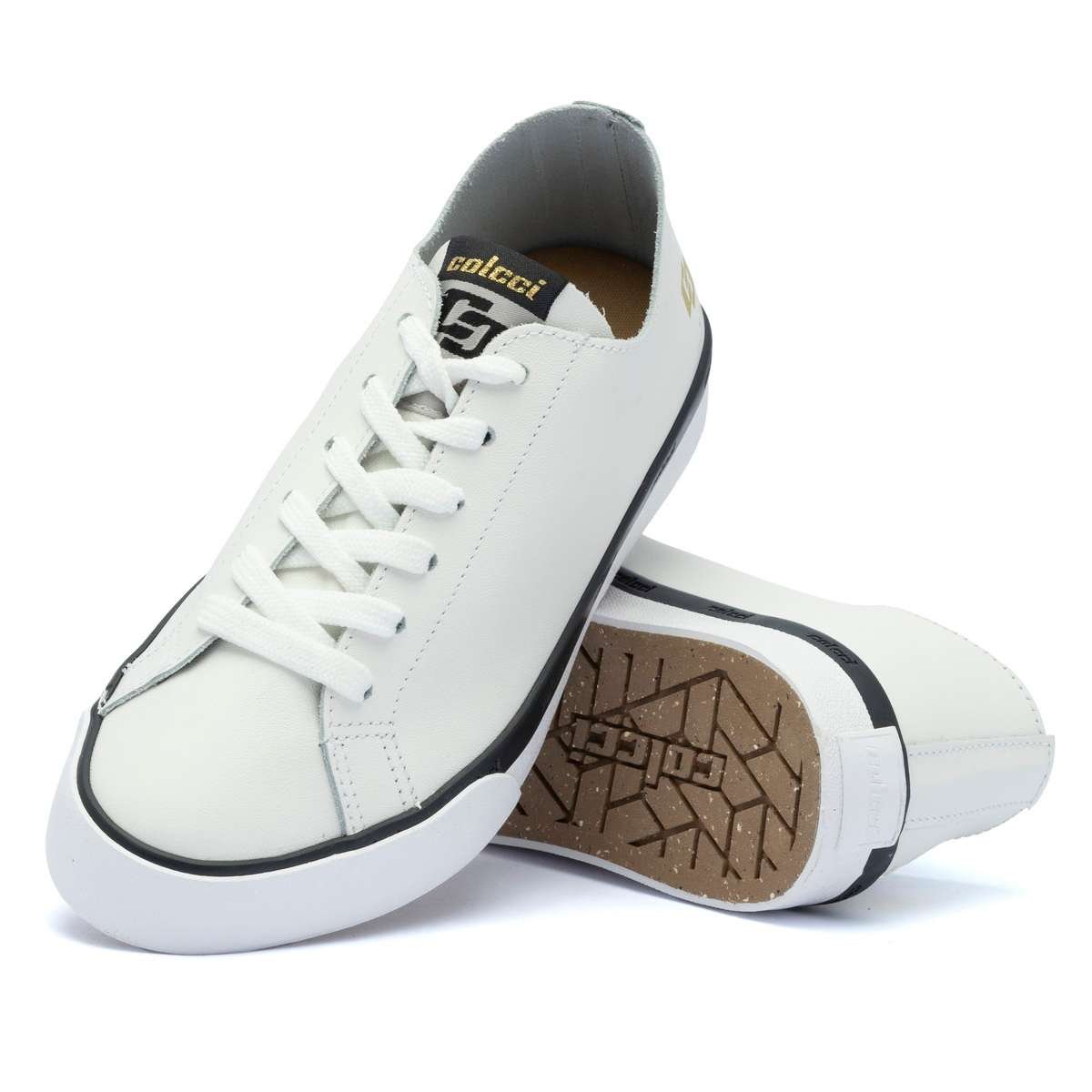 Tênis Colcci F Simple Novus Branco Preto Branco/Preto 4