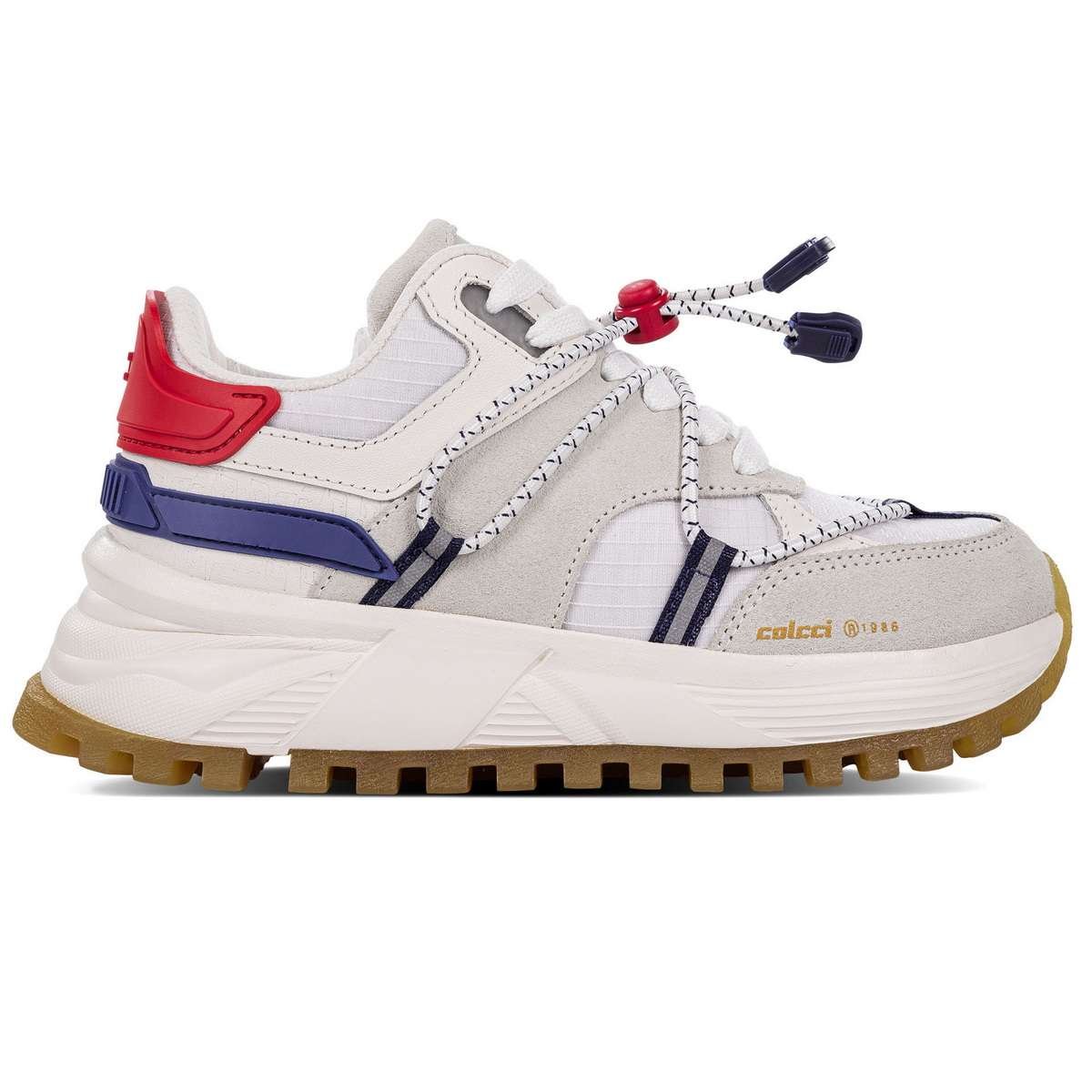 Tênis Colcci C/Tracking Giant Branco Azul Branco/Azul 1
