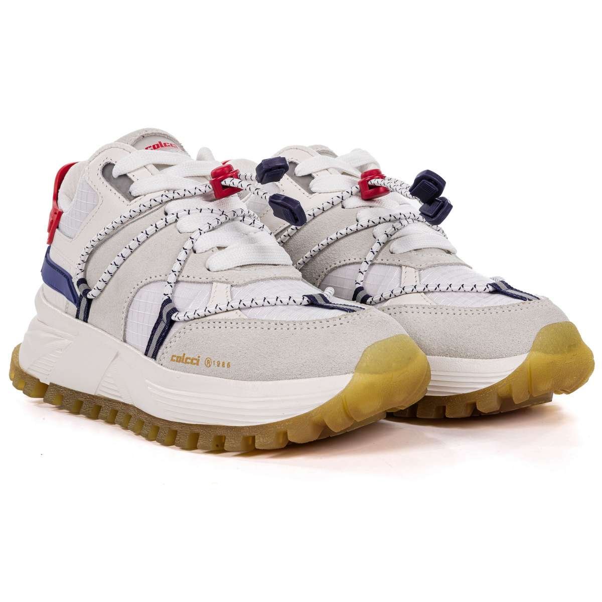 Tênis Colcci C/Tracking Giant Branco Azul Branco/Azul 2