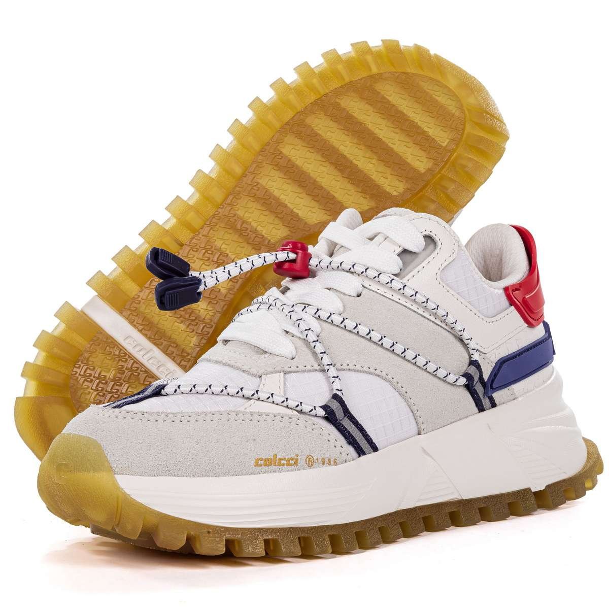 Tênis Colcci C/Tracking Giant Branco Azul Branco/Azul 4